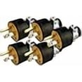thumbnail image 3 of Nouveau Lot de 5 Remplacement de Rallonge Mâle Embouts de Prise Électrique 15AMP 125V, 3 of 4