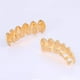 thumbnail image 3 of Rainbow Grills 14K chapado en oro Hiphop Colorful Rainbow Vampire Teeth Grills+Extra 2 Molding Bars Xemadio LRWJ454-1, 3 of 5