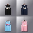 thumbnail image 2 of Camisetas de baloncesto para tiro, camisetas, chalecos de baloncesto para jóvenes, uniformes en blanco, camisetas personalizadas para correr, entrenamiento, gimnasio, camisetas sueltas, trajes, camise, 2 of 5