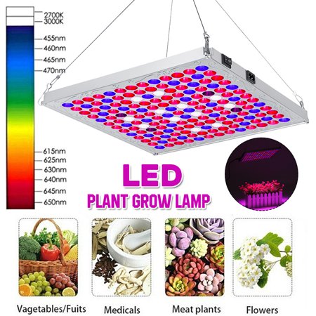 75W 169LED LED Grow Light Panel Lamp Full Spectrum Hydroponic Plant ...
