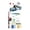 A, variant on Telescopic Fishing Rod Reel Combo, Collapsible Single Fishing Pole Kit with Spinning Reel, Lures, Hooks and Tackle Bag, Complete Fishing Accessories for Beginner Anglers(A,43x16x7cm,1PCS)