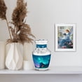 thumbnail image 6 of MUKTIVE Cross Urn for Human Ashes Adult Female - Tiny Cremation Urns for Human Ashes Adult - 3 Inch Keepsake Urns for Burial Remains - Blue Small Urn for Grandma, 6 of 7