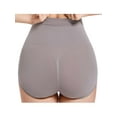 thumbnail image 4 of Spencer Women's Maternity High Waist Underwear Pregnancy Soft Seamless Panties Maternity Underwear Over Bump (S,Gray), 4 of 9