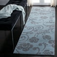 thumbnail image 3 of SAFAVIEH Soho Aleta Floral Wool Area Rug, Grey/Multi, 5' x 8', 3 of 9