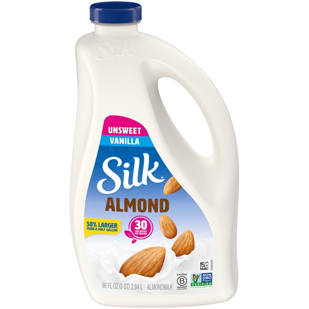 Silk Unsweetened Vanilla Almondmilk 96 fl. oz. Jug