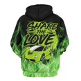 thumbnail image 5 of Share The Love Hoodies for Men Women, Unisex Pullover Hooded with Pocket, Adults Long Sleeve Hooded Sweatshirt, S-6XL, 5 of 8