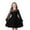 w93# Black211, variant on Wuxian Girls Lace Dresses Solid Color Round Neck Long Sleeve Cozy Stylish High Waist A-Line Cute Dress Comfybreathable Elegant Fashionable Dailywear Fall Dress,Sky Blue,9-10 Years