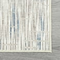thumbnail image 4 of HOMERRY 4' x 6' Geometric Area Rug for Living Room Indoor Washable Non-Slip Abstract Carpet, Gray/Blue, 4 of 5