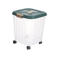 thumbnail image 1 of Bac de Rangement pour Riz, Contenant pour Aliments Secs Tasse à Mesurer, Contenant de Rangement pour Riz, Bac Porte-Aliments avec Roulettes pour Armoire, Armoire Cuisine Grains 25 kg, 1 of 8