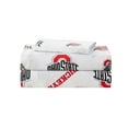 thumbnail image 4 of NCAA Officially Licensed Ohio State Buckeyes Microfiber Bed Sheet Set - Full, 4 of 5