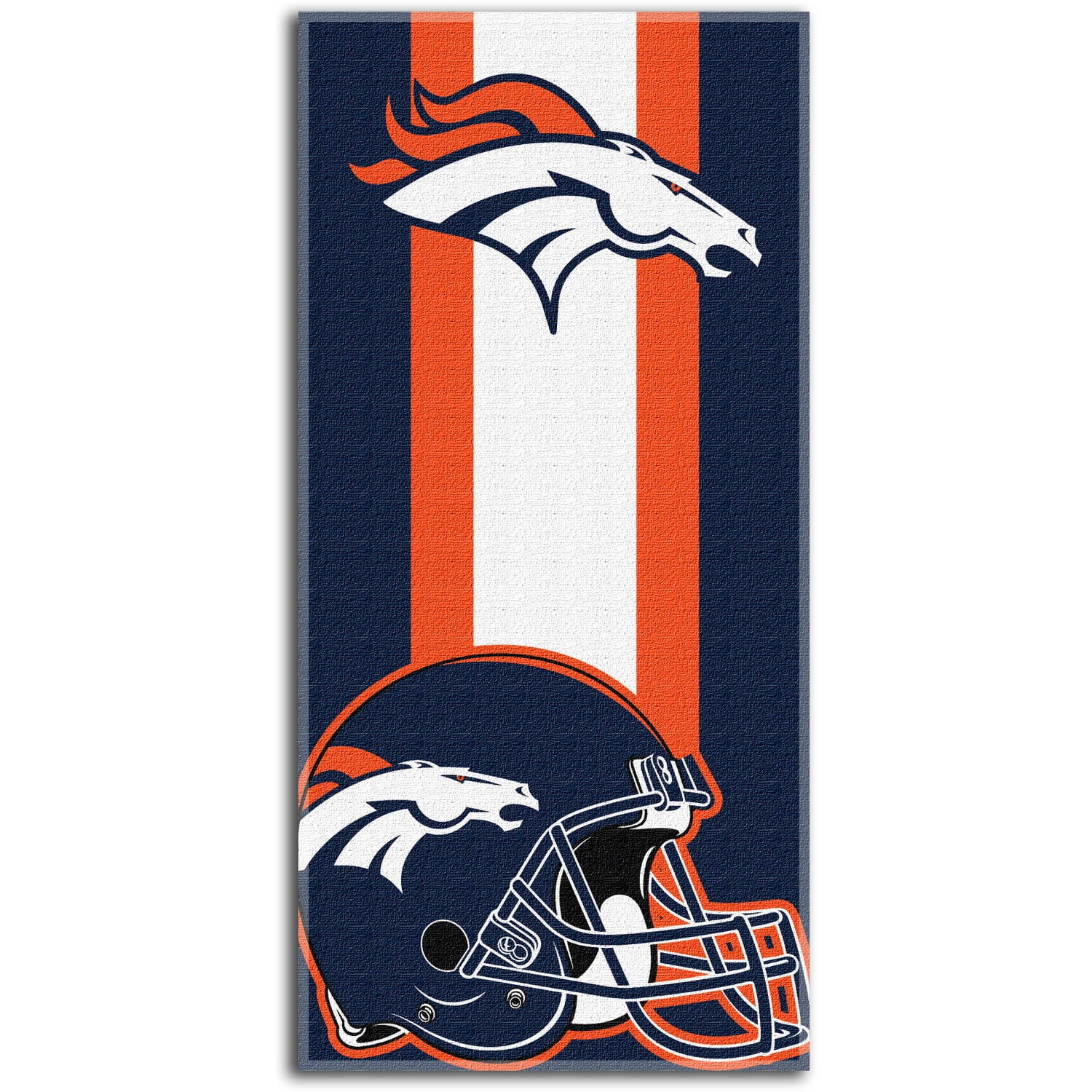 NFL Denver Broncos "Zone Read" 30" x 60" Beach Towel