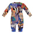 thumbnail image 5 of Looney Tunes Cartoons Baby Long Sleeve Footless, Infant Playsuit Romper Jumpsuits for Boys Girls, 5 of 8