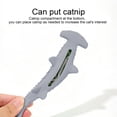 thumbnail image 7 of Byujiro Silicone Shark Cat Teething Toy with Catnip Interactive Dental Chew Toy Textured Design for Kittens & Cats to Clean Teeth, Relieve Stress & Boredom, 7 of 7