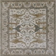 thumbnail image 1 of Ahgly Company Indoor Square Mid-Century Modern Silver Pink Pink Oriental Area Rugs, 3' Square, 1 of 6