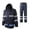 Black, variant on HYwys High Visibility Reflective Waterproof Raincoat Suits Rain Gear Motorcycle Cycling Coats Cover Men Poncho Jacket Hooded Rainwear Four Season XX