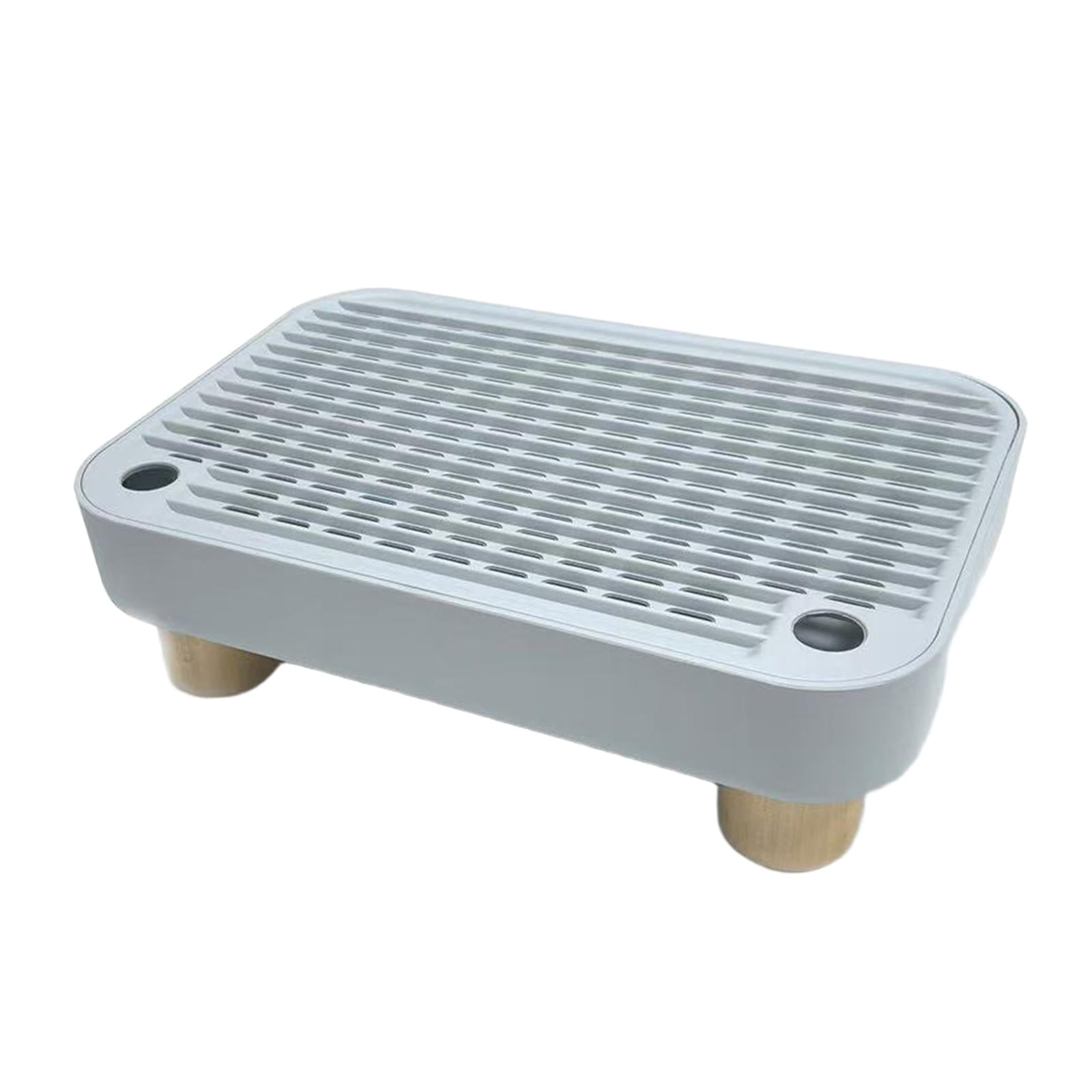 Litter Mat Pellets Catcher Pet Supply with Litter Trapping Surface for Small and Elderly Felines