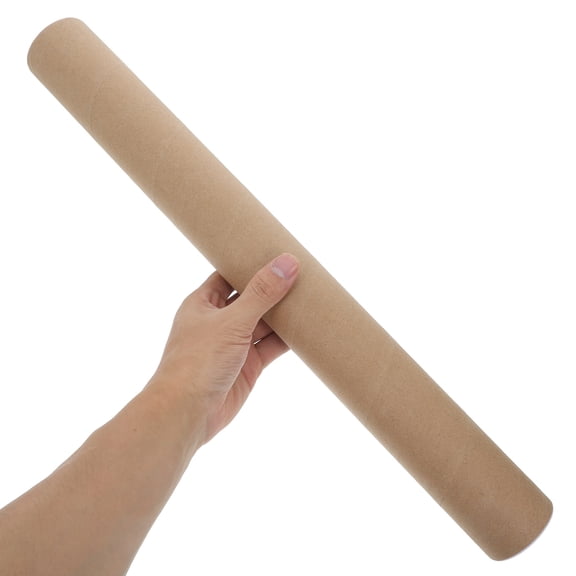 HONMEET Brown Cardboard Poster Tube Cap for Mailing, Storing, and Protecting Artwork and Posters