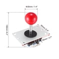 thumbnail image 2 of Palanca de control Joystick Interruptor Rocker de 4 vías Mango de bola roja Piezas DIY Juego clásico de competencia de lucha arcade, 2 of 4