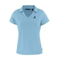 thumbnail image 2 of Women's Cutter & Buck  Powder Blue Atlanta Braves Daybreak Eco Recycled V-Neck Polo, 2 of 3