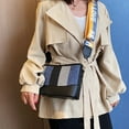 thumbnail image 3 of Sac à Bandoulière pour Femmes Mode Patchwork de Couleurs Sac Seau Sac Messager, 3 of 5