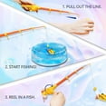 thumbnail image 3 of Novelty Place Fisher Toilet Fishing Game Set - Fishing Rod with Hook Line & Sinker, Water Tank, Blue Cotton Mat & Door Sign, 3 of 5