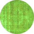 thumbnail image 1 of Ahgly Company Indoor Round Persian Green Traditional Area Rugs, 5' Round, 1 of 1