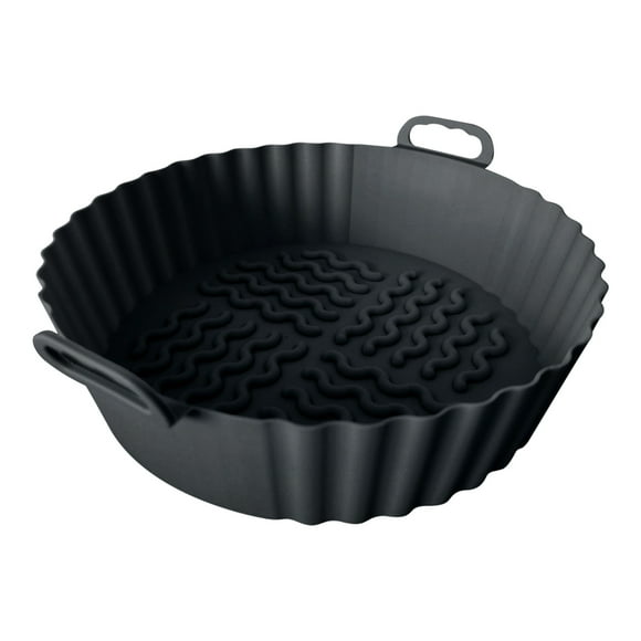 EARKITY Air Fryer Silicone Liners, Air Fryer Silicone Basket Bowl, Reusable Air Fryer Liner, Non-Stick Air Fryer Liner, Silicone Pot Basket Bowl Tray for Toaster, Oven, Instant Pot, Microwave, Baking