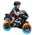 thumbnail image 3 of SUSUchens Mini Motorcycle Gas Pocket Motorbike Pocket Rocket Motorcycle,Youth Gas-Powered Pocket Bike 49cc 4-Stroke,8 Inch Wheels with Dual Disc Brakes & Headlights (Black), 3 of 12