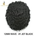 thumbnail image 2 of LYRICAL HAIR Thin Skin Toupee for Men Brazilian Human Hair Replacement Systems 0.06MM Skin PU Mens Hair Units Curly Wavy Male Hair Prosthesis, 2 of 7