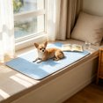 thumbnail image 7 of Cooling Mat for Dogs Cats Portable Pet Cooling Pad Non Slip Washable Large Puppy Ice Pad for Crate Sofa Floor Hot Weather Relief, 7 of 7