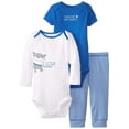 thumbnail image 4 of Carter's Baby Boys' 3 Pc Turn Me Around Set - Heather Tiger - Newborn, 4 of 10