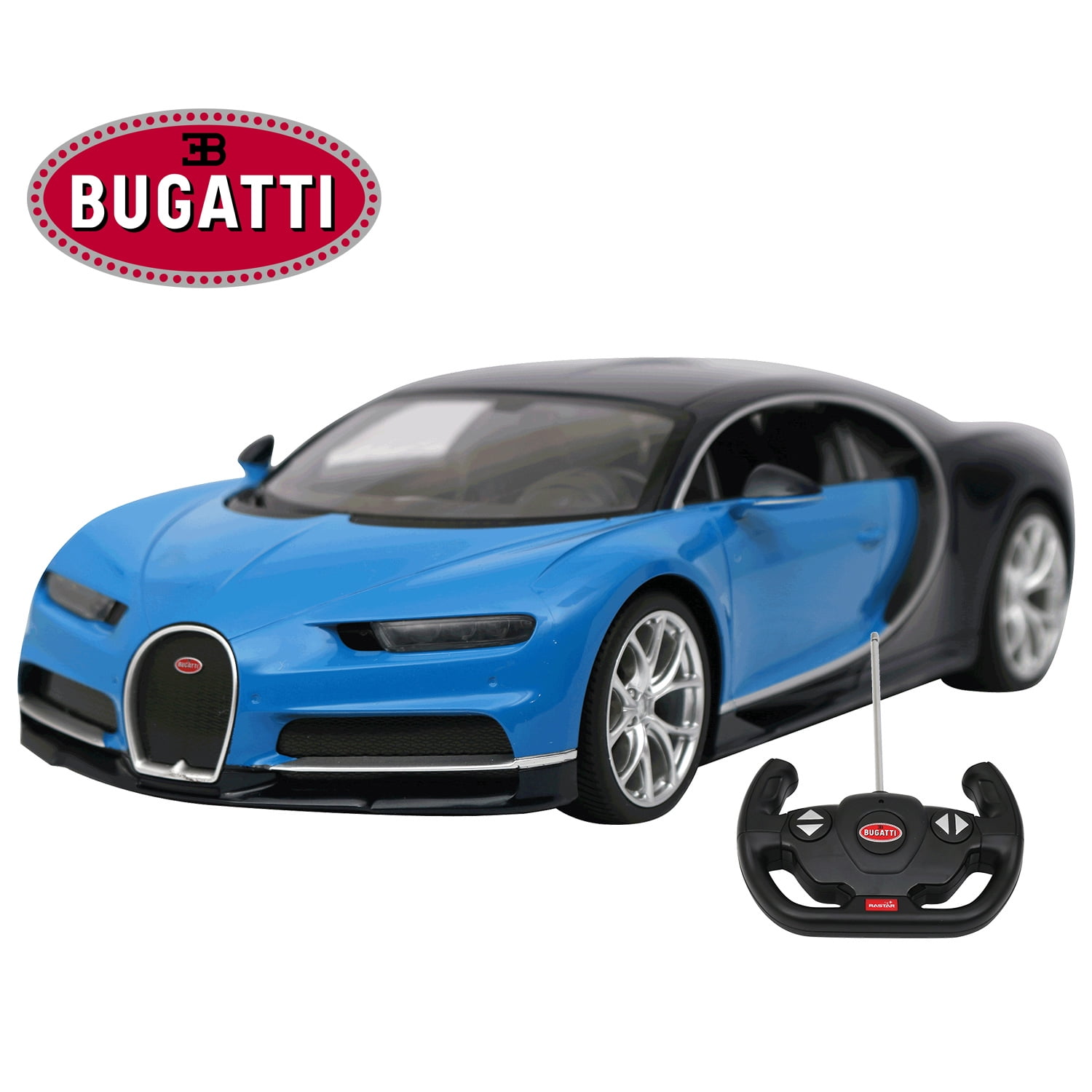 Chemicus Orthodox voor de hand liggend Licensed RC Car 1:14 Scale Bugatti Chiron | Radio Remote Control 1/14 RTR  Super Sports Car Model Blue - Walmart.com