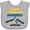 AC-Heather Grey, variant on Inktastic Down Syndrome Awareness Support, Educate, Advocate Boys or Girls Baby Bib