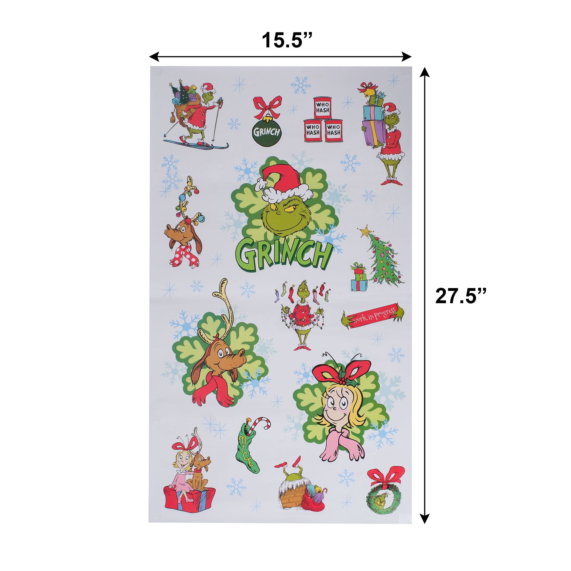 The Grinch Christmas Window Clings – Holiday Decoration Box Set