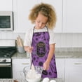 thumbnail image 4 of Witch's Brew Halloween Pattern Kids Aprons for Girls and Boys,Adjustable Neck Strap Toddler Aprons for Kids Cooking Baking, 4 of 7