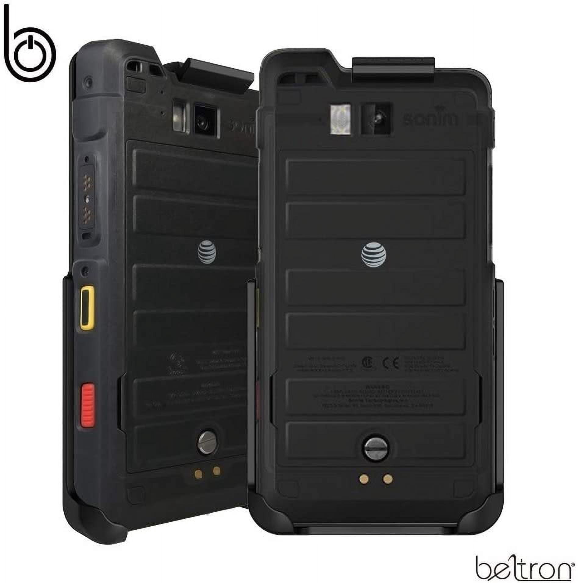 BELTRON Heavy Duty Belt Clip Holster for Sonim XP8 AT&T FirstNet Sprint Verizon XP8800 with Quick Release Latch & Durable Rotating Belt Clip Industrial Strength Supports 2.25" Duty Belt