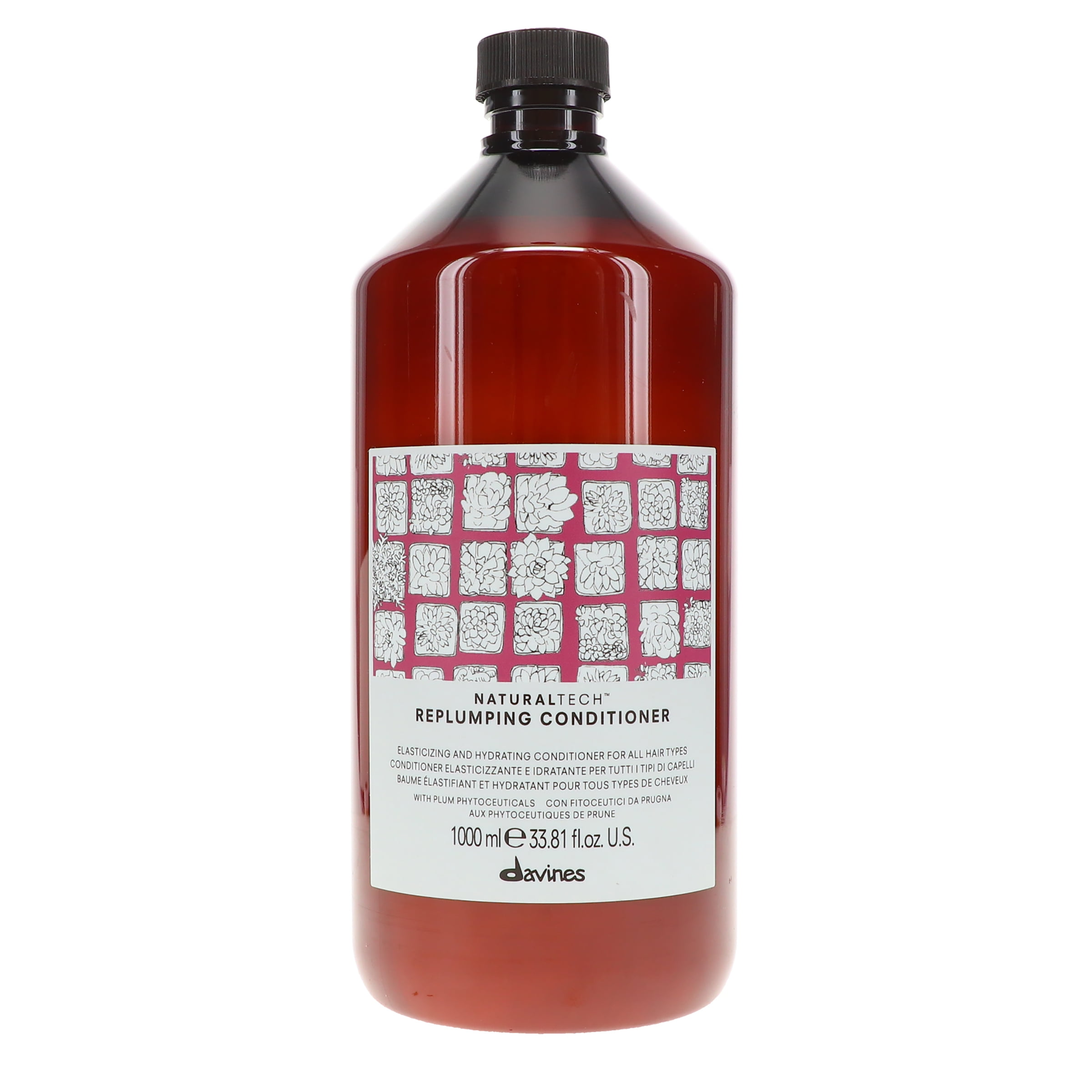 Davines NaturalTech Replumping Shampoo 33.8 oz & Conditioner 33.8 oz Combo Pack