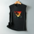 thumbnail image 4 of DailyTrove Women's Rainbow Graphic Sleeveless Tank - Casual V-Neck Top, Colorful for Pride & Celebrations, 4 of 4