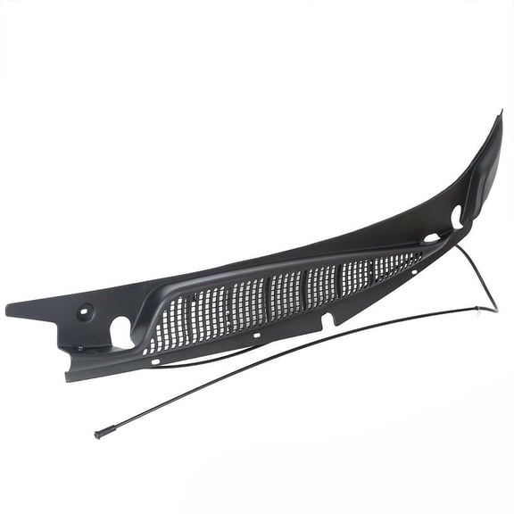 Suitable for Gloss Black Front Windshield Cowl Cover Panel 25826329 - Left Driver Side Compatible with Chevy Express & GMC Savana 1500 2500 3500 Van (1996-2020)