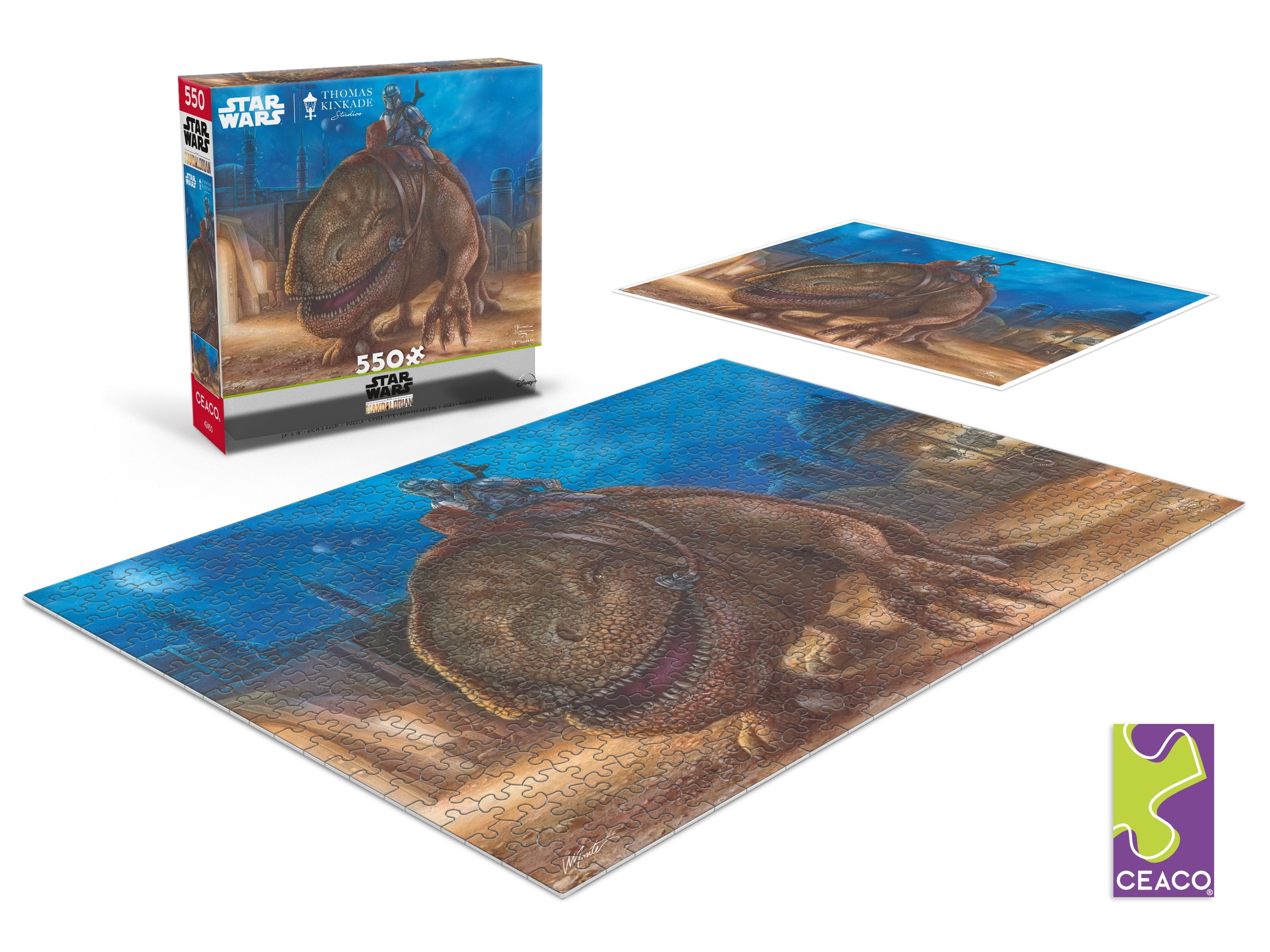 Ceaco 550-Piece Thomas Kinkade Mandalorian The Reckoning Interlocking Jigsaw Puzzle