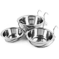 thumbnail image 5 of GROFRY Metal Dog Pet Bowl Cage Crate Non Slip Hanging Food Dish Water Feeder with Hook, 5 of 5