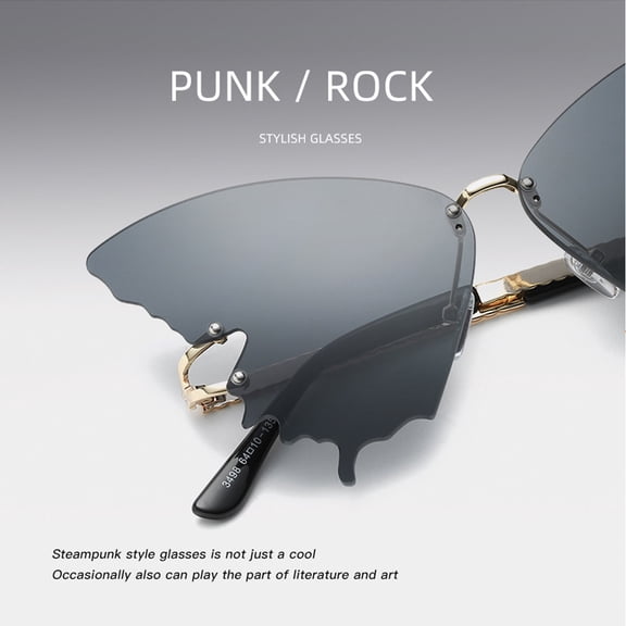 CTIRCHIU 1 Pair Stylish Sunglasses with Metal Frame, for Fashion and Festive Occasions