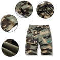 thumbnail image 2 of LYMAYTER 6-15Y Toddler Camo Print Cargo Shorts Kids Boys Casual Cotton Multi Pocket Outdoor Summer Shorts, 2 of 8