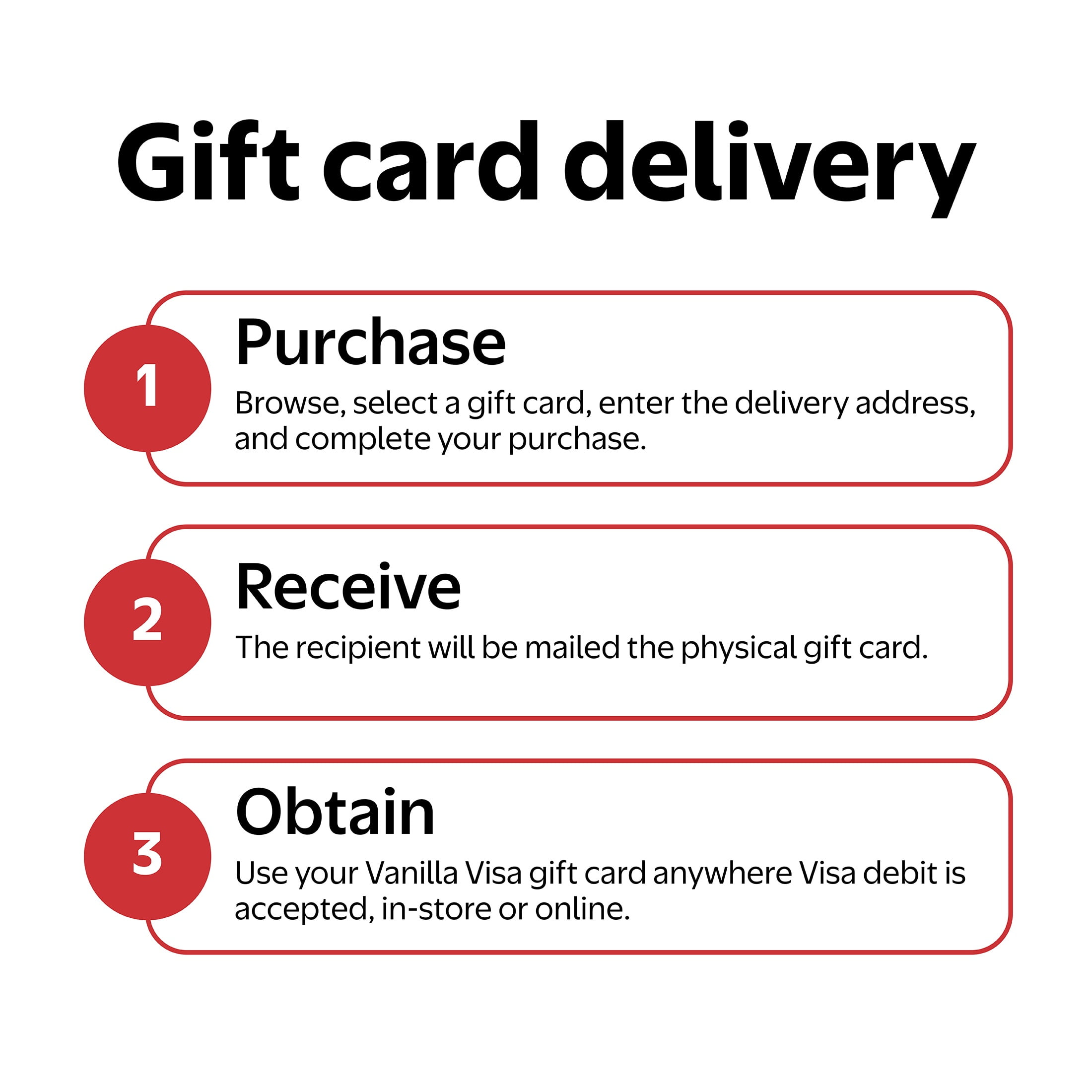 Vanilla® Visa® $25 Red Bowtie Gift Card (Plus $4.84 Purchase Fee)