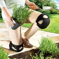 thumbnail image 4 of par de rodilleras de jardinería negras, esponja súper cómoda, 4 of 5