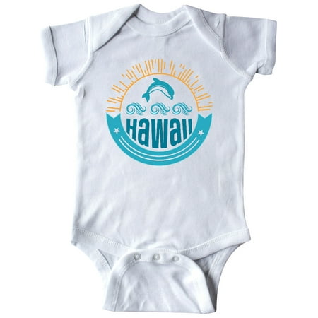 

Inktastic Hawaii Cute Dolphin Gift Baby Boy or Baby Girl Bodysuit