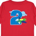 thumbnail image 4 of Inktastic 2nd Birthday Airplane Boys 2 Year Old Boys Long Sleeve Toddler T-Shirt, 4 of 5