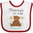 thumbnail image 3 of Inktastic Mommy's Lil Angel Boys or Girls Baby Bib, 3 of 4