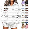 thumbnail image 5 of Quarter Zip Hoodie for Women Long Sleeve Casual Pullover Sweatshirt with Half Zipper, 5 of 5