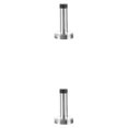 thumbnail image 1 of Tope de puerta Monstrate autoadhesivo de acero inoxidable 7.5cm 2Conjunto, 1 of 6